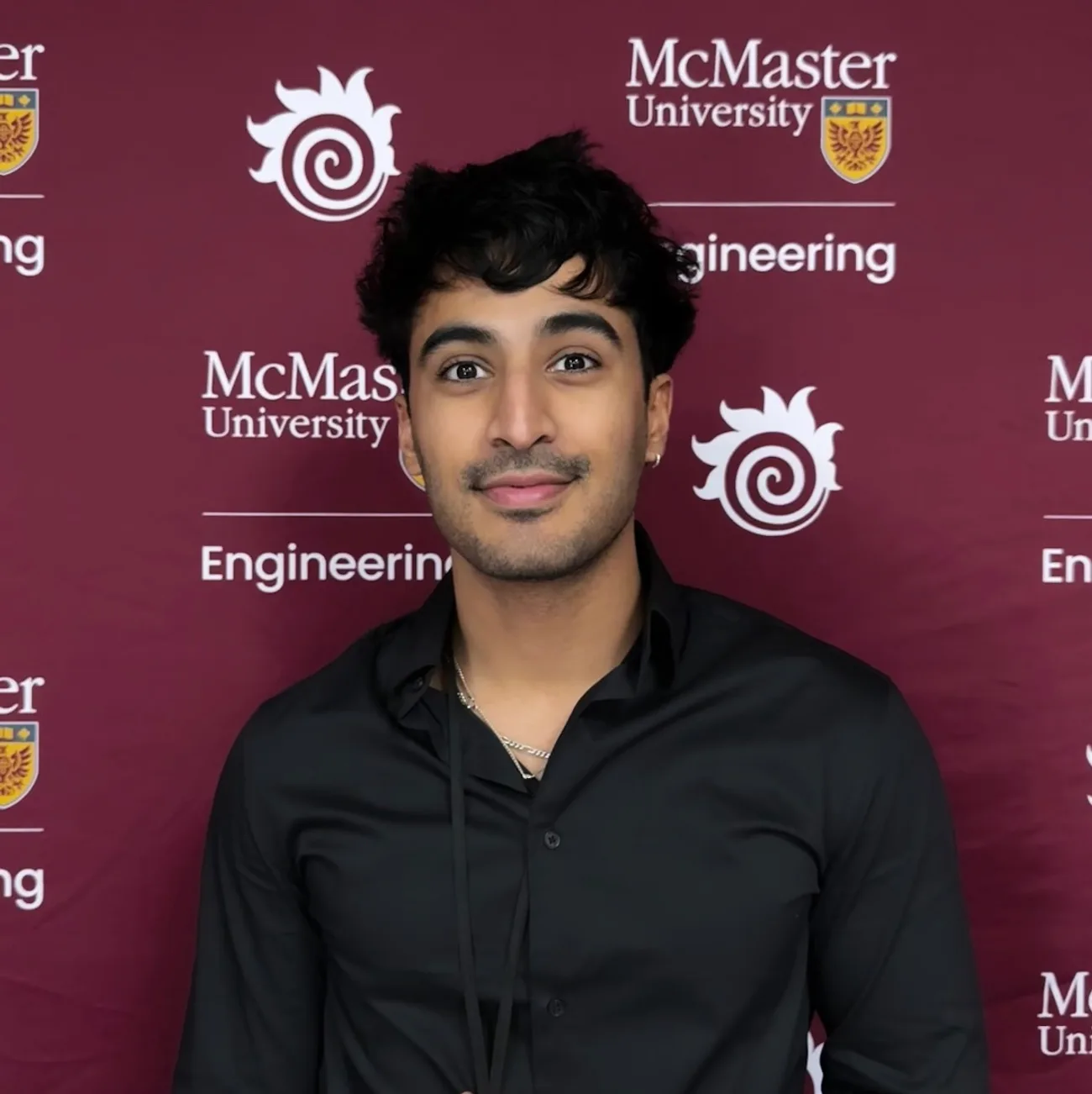 Ali at a McMaster Engineering event